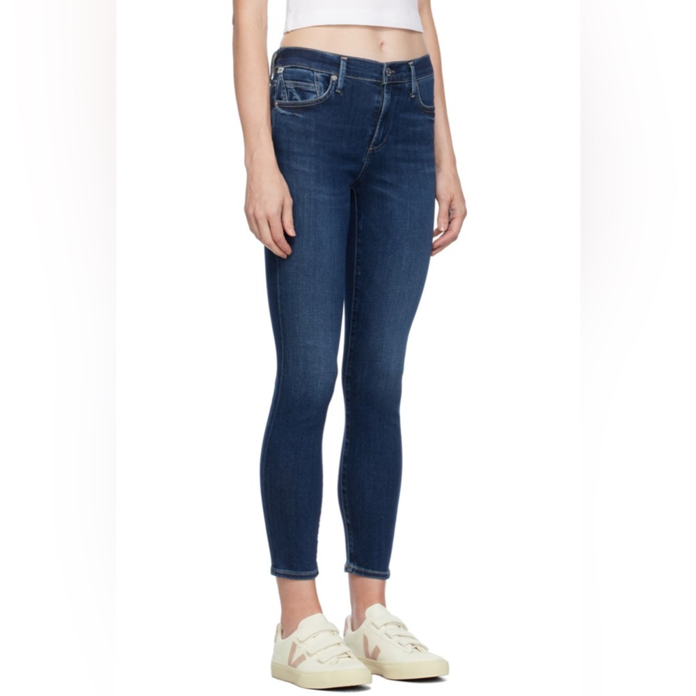 Citizens of Humanity Rocket Ankle Skinny Jeans in Blue - Picture 2 of 10